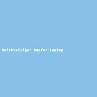 Reichhaltiger Kupfer-Laptop