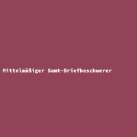 Mittelm&auml;&szlig;iger Samt-Briefbeschwerer