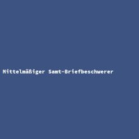 Mittelm&auml;&szlig;iger Samt-Briefbeschwerer