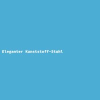 Eleganter Kunststoff-Stuhl