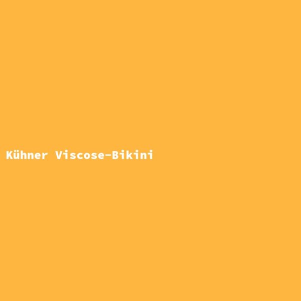 K&uuml;hner Viscose-Bikini