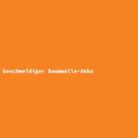 Geschmeidiger Baumwolle-Akku