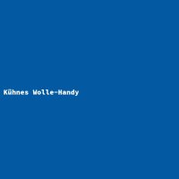 K&uuml;hnes Wolle-Handy