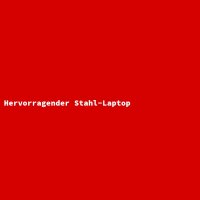Hervorragender Stahl-Laptop