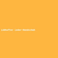 Lebhafter Leder-Handschuh