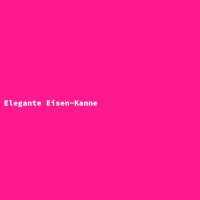 Elegante Eisen-Kanne