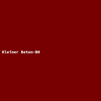 Kleiner Beton-BH
