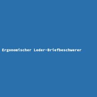 Ergonomischer Leder-Briefbeschwerer