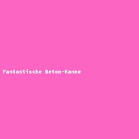 Fantastische Beton-Kanne