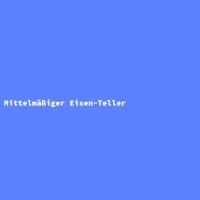 Mittelm&auml;&szlig;iger Eisen-Teller