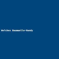 Weiches Baumwolle-Handy