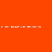 Weicher Baumwolle-Briefbeschwerer