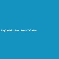 Unglaubliches Samt-Telefon