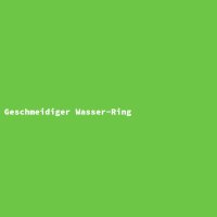 Geschmeidiger Wasser-Ring