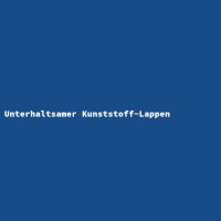 Unterhaltsamer Kunststoff-Lappen