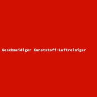 Geschmeidiger Kunststoff-Luftreiniger