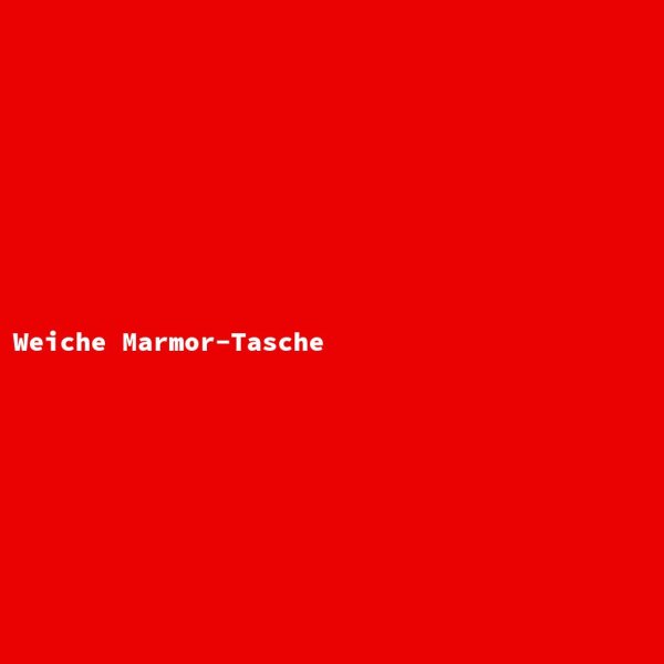 Weiche Marmor-Tasche