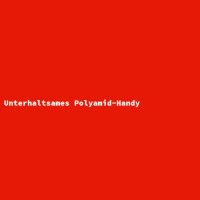Unterhaltsames Polyamid-Handy