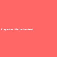 Elegantes Plutonium-Hemd